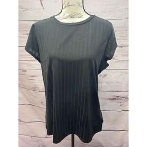 Express ‎ Black T Shirt XL Polyester Spandex Casual